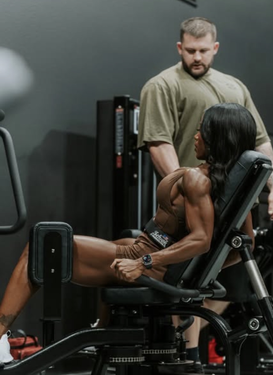 Ashley Hampton training