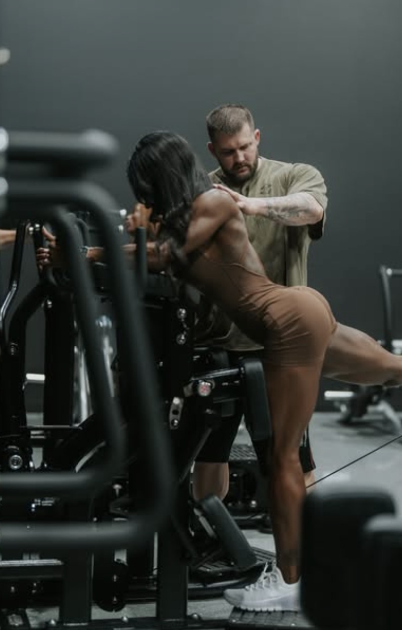 Ashley Hampton training