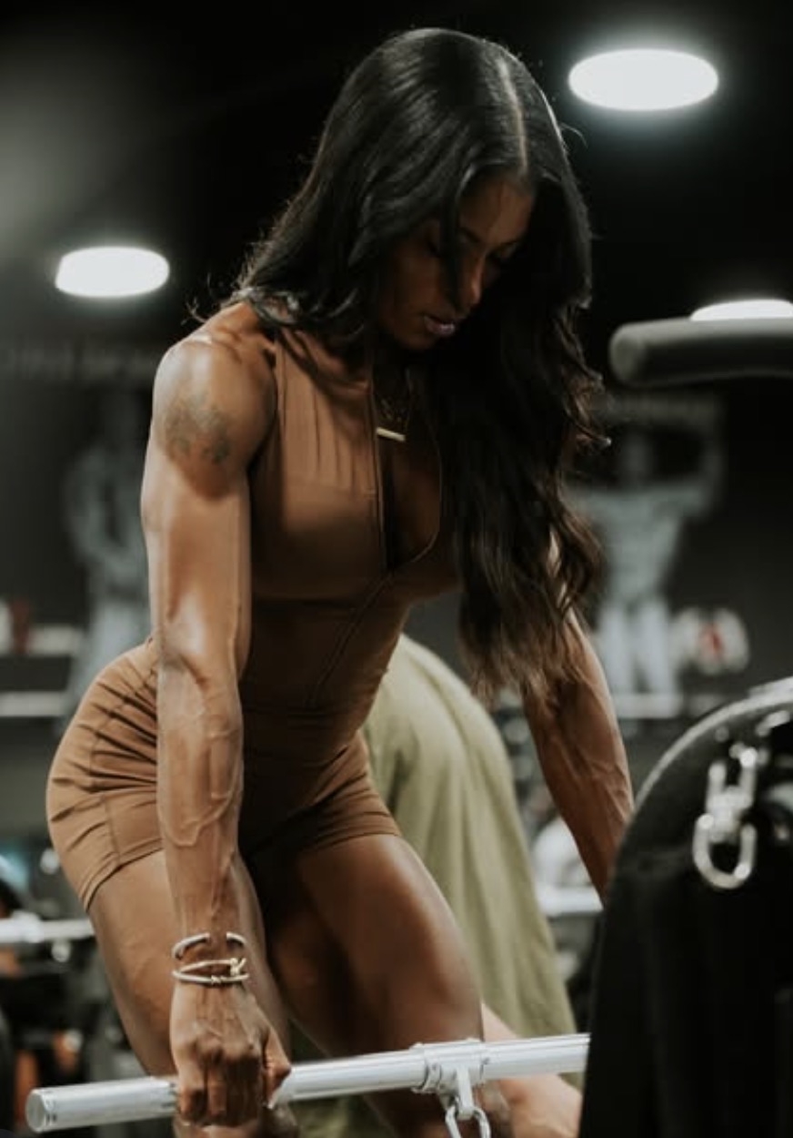 Ashley Hampton training